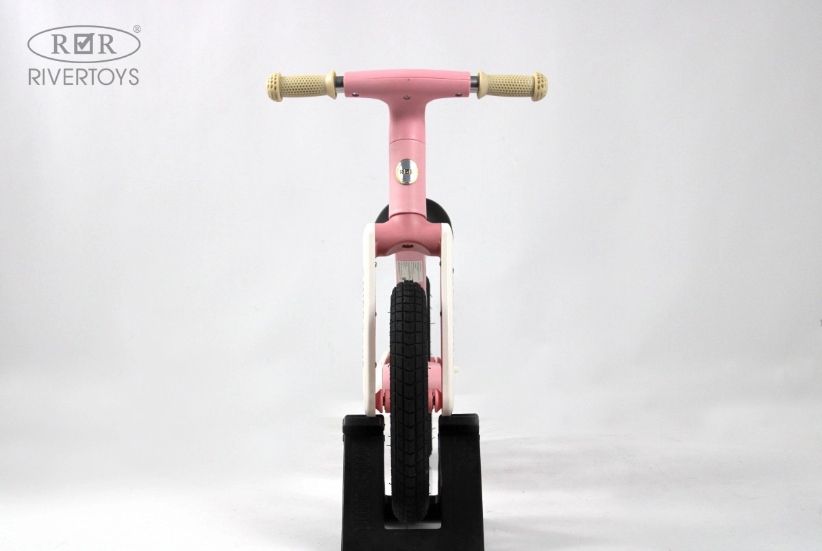 Детский беговел RiverToys HB-002 розовый jo37qv3v803j66lvi329d1b7u13naped