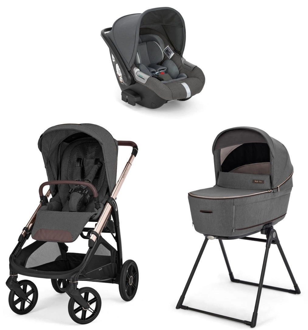 Коляска 3 в 1 Inglesina Aptica (DRW I-Size) с подставкой под люльку Stand Up (Velvet Grey)