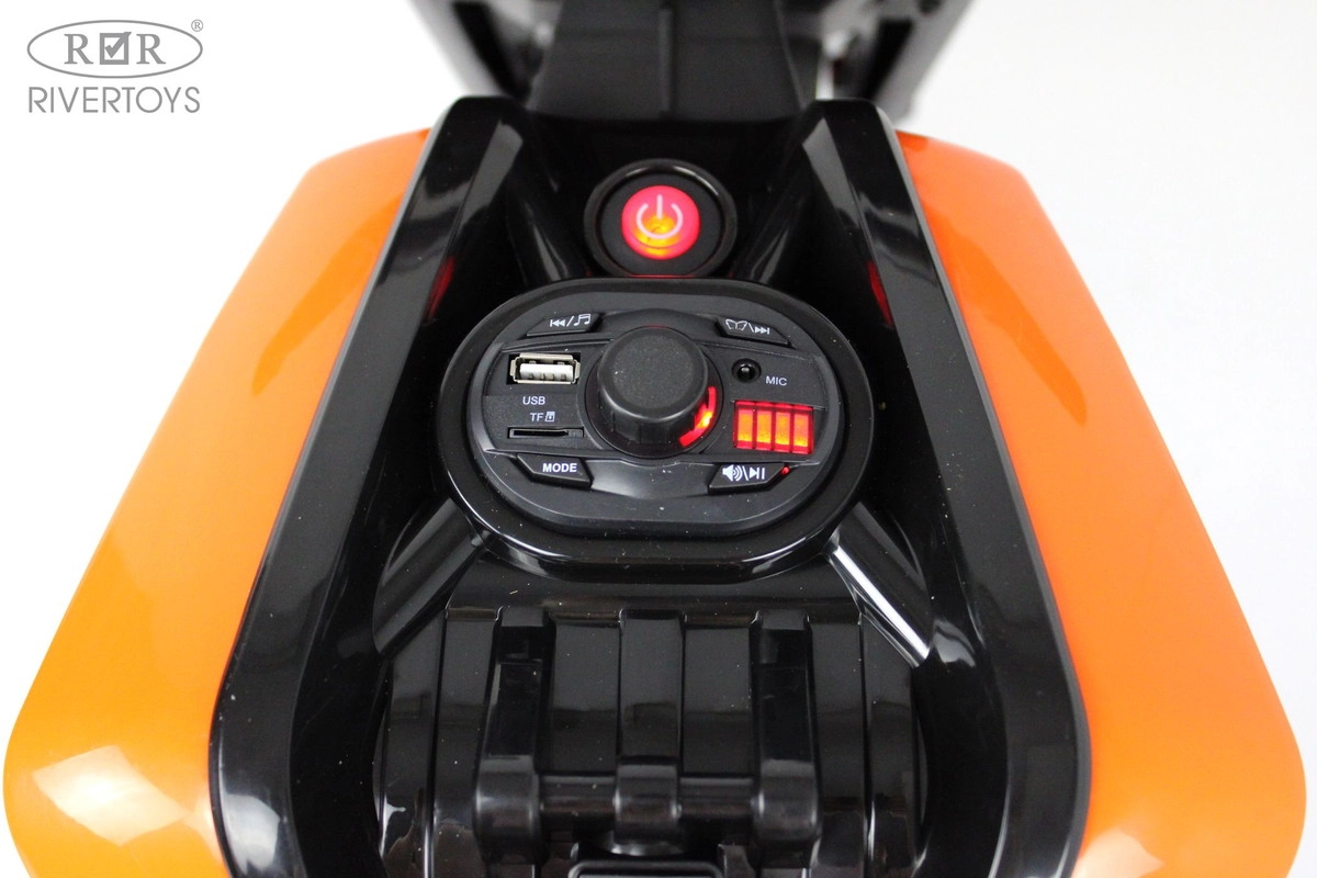 Детский трицикл RiverToys X222XX оранжевый 7kcxklj9ezesb9k30twg710eui9ys91z