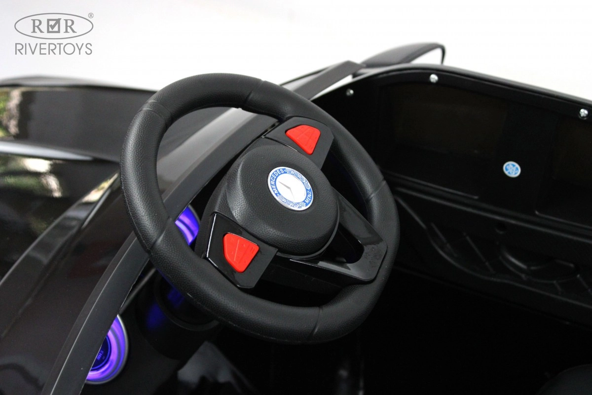 Детский электромобиль RiverToys X001XX черный глянец y15hbnfzuu5lx5um1ogxlobxhn2vrqy9