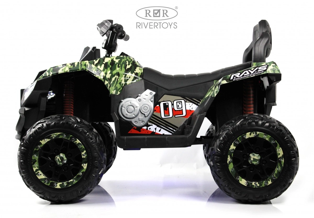 Детский электромобиль RiverToys X999XX зеленый камуфляж ebkbs4cemvm6f6o23ph7t4fsmac9fu6v