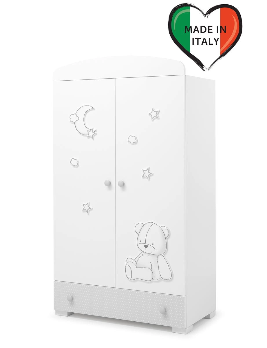 Шкаф Erbesi Stella Белый/Серый ar11mwlg1lwqhalvurwf3kn5rd4bjq84