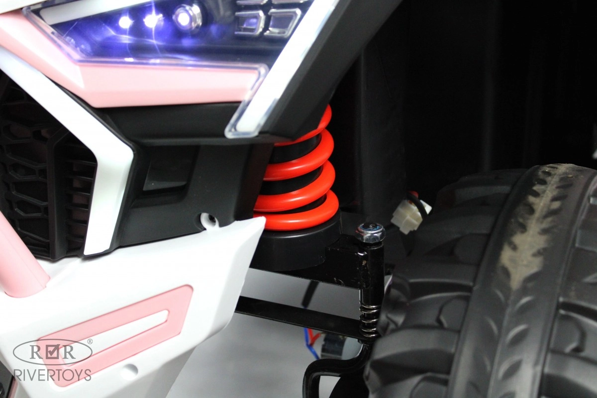 Детский электромобиль RiverToys E001EE розовый e6pgzwtg3fdq32xptfe9hdx6on9cm6cb