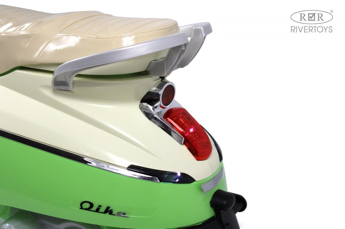 Детский электромотоцикл RiverToys Z222ZZ зеленый z0mo4ulkrr17p7fepjjbwj0chv365hk2