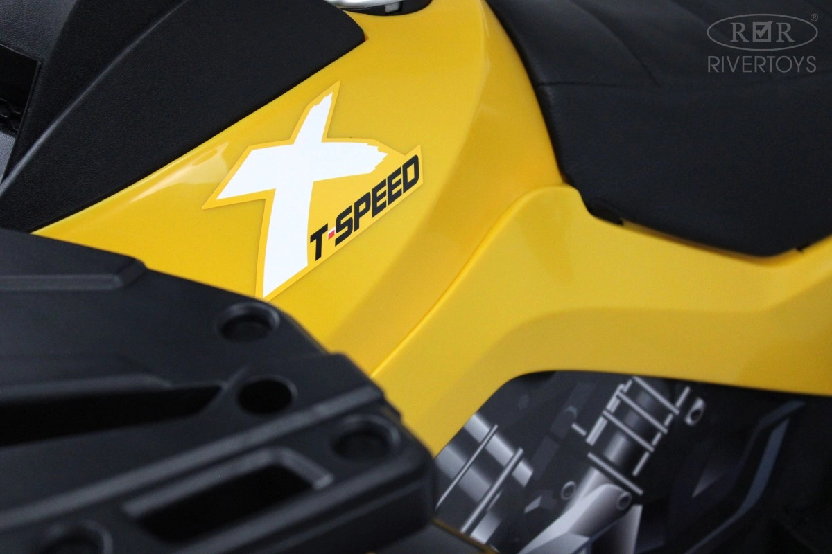 Детский квадроцикл RiverToys T001TT 4WD желтый rsumr100y06wgzj6rtqzt6n9xx54hle8