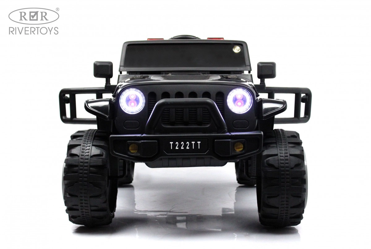 Детский электромобиль RiverToys T222TT 4WD черный 03liit2gngsbhf1oh6d454gey2l31buk