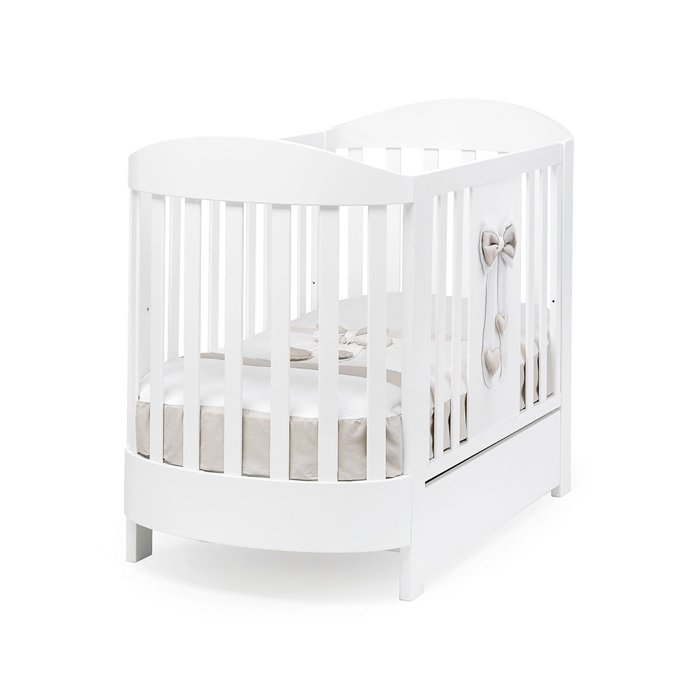 Кровать Erbesi Lilli овальная с матрасом Белый 79b3724a861cc509a908c9fb778c2517