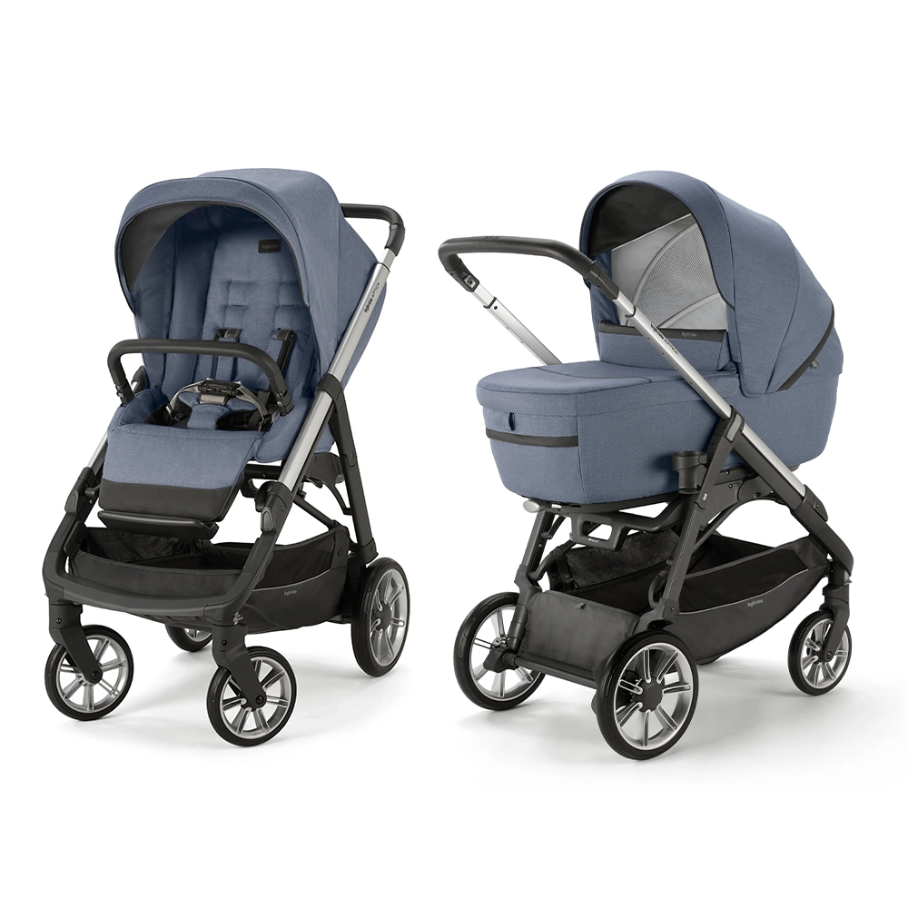 Коляска 2 в 1 Inglesina Aptica System Duo Alaska Blue/Graphite 83bce89b645ad46edb41d28367751e14