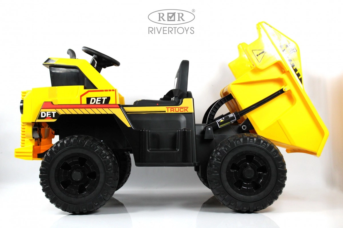 Детский электромобиль RiverToys K111AM жёлтый 3p189c1sxnrj912iybrcarxuir0mf8hk