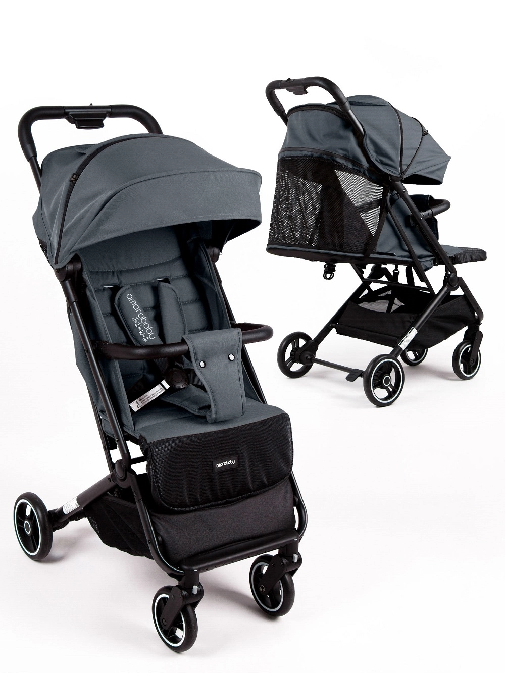 Прогулочная коляска Amarobaby Route Графит 4bafdaaece9d9da432da4922cc028b08