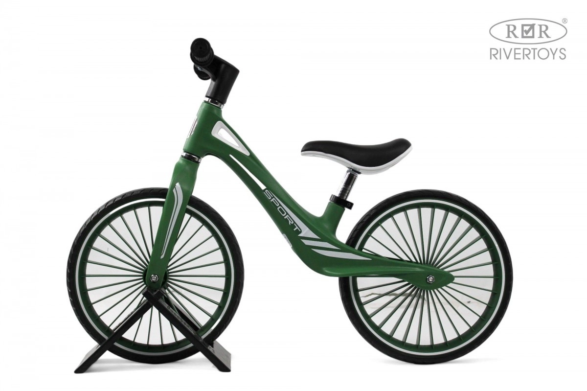 Детский беговел RiverToys HB-007-14 зеленый tt5wetrcmab8m1798m7b0bkzrux2kdwb