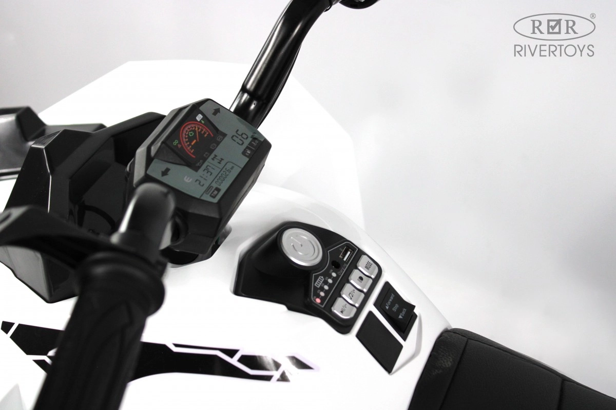 Детский электромобиль RiverToys X999XX белый 8ix2q9ai4qs9n5jdxmucal45gmu875d7