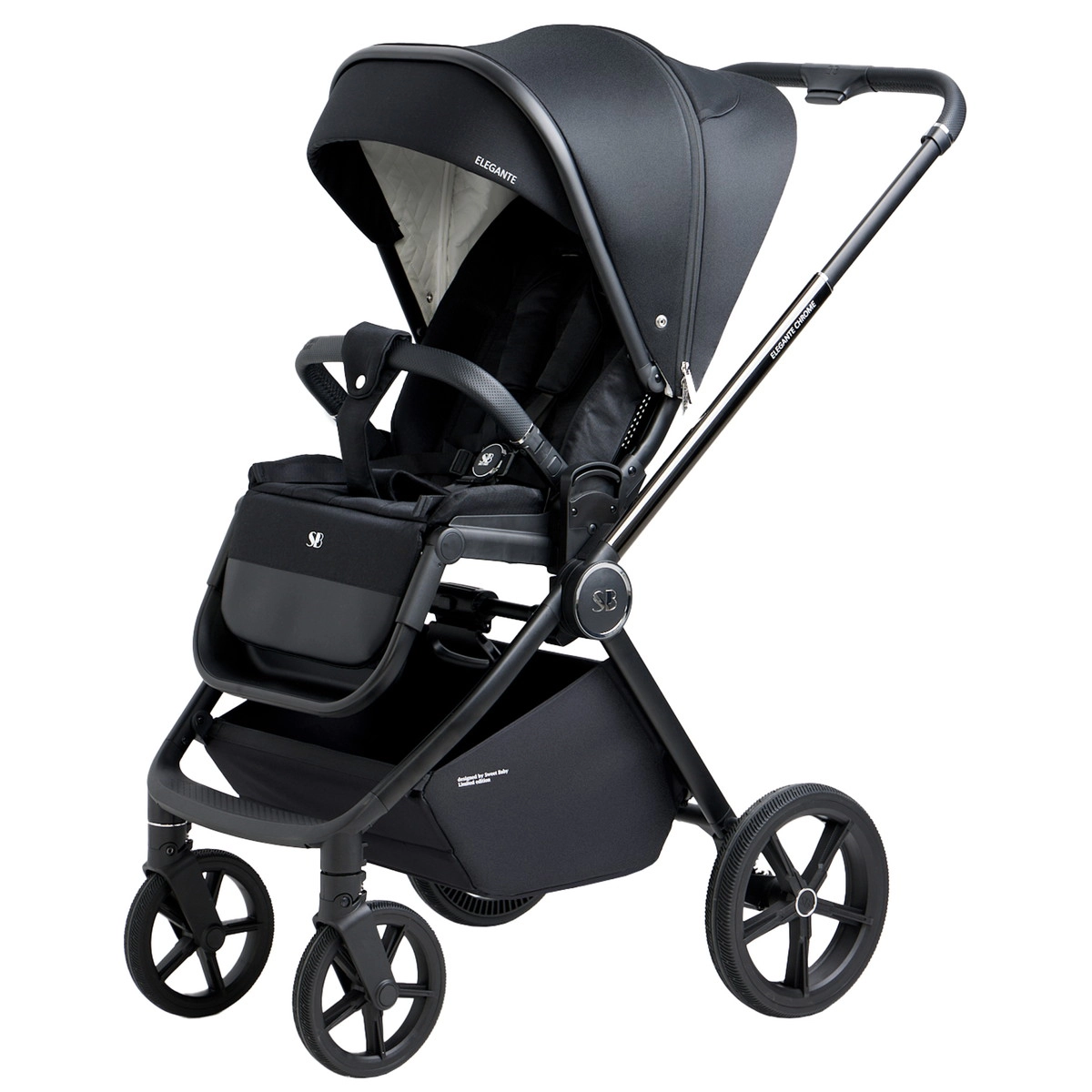 Коляска 2 в 1 Sweet Baby Elegante Chrome Black vub2jbk6bjww9egkwwhjydhnawqqwosx