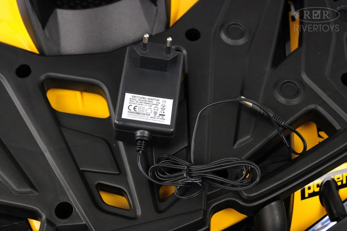 Детский квадроцикл RiverToys T001TT 4WD желтый 0wswz0mdlapmomj2wis30notkijbndxz