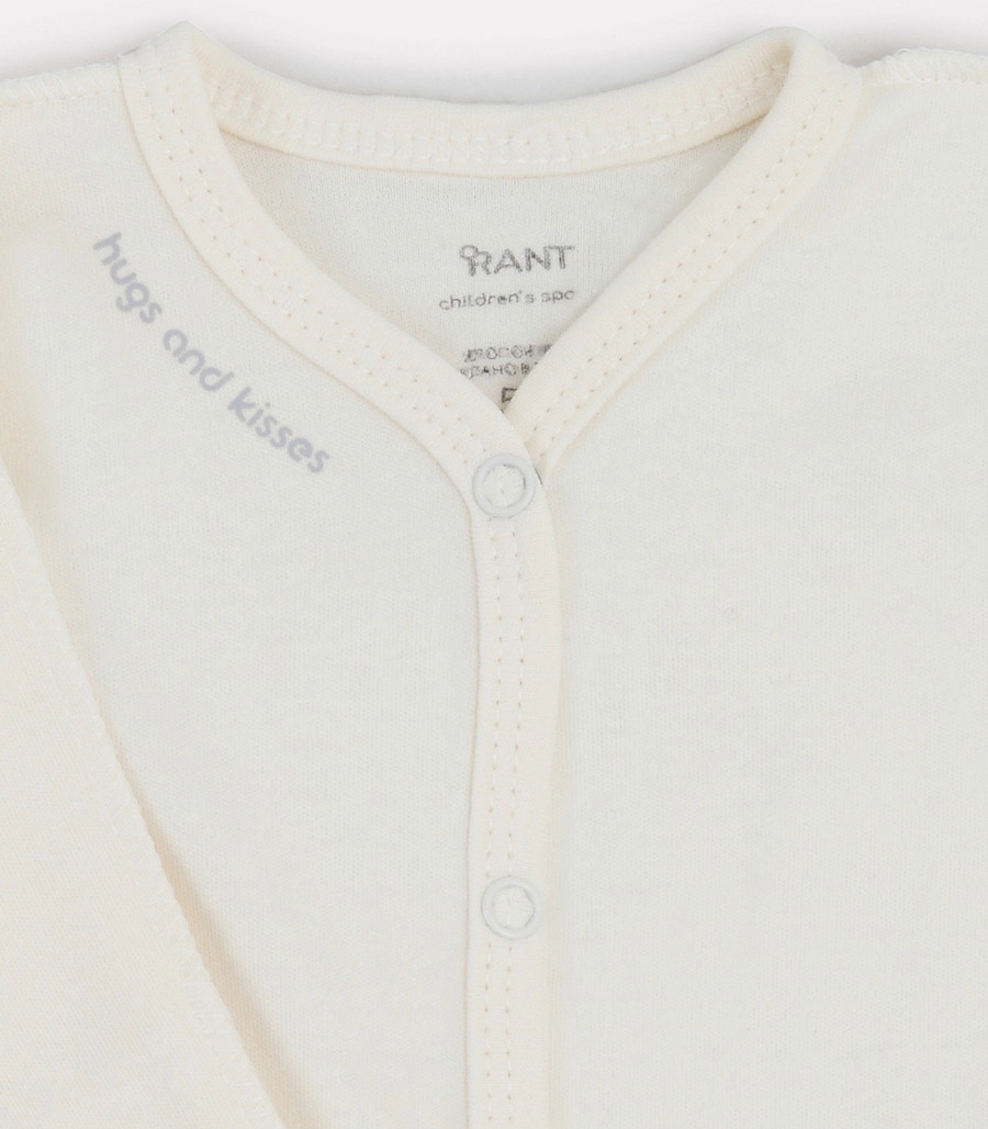 Боди Rant Hugs and Kisses с длинным рукавом 6472/6772 62 Vanilla Beige v98ztg83uvokkre79420cmvtukeaabro