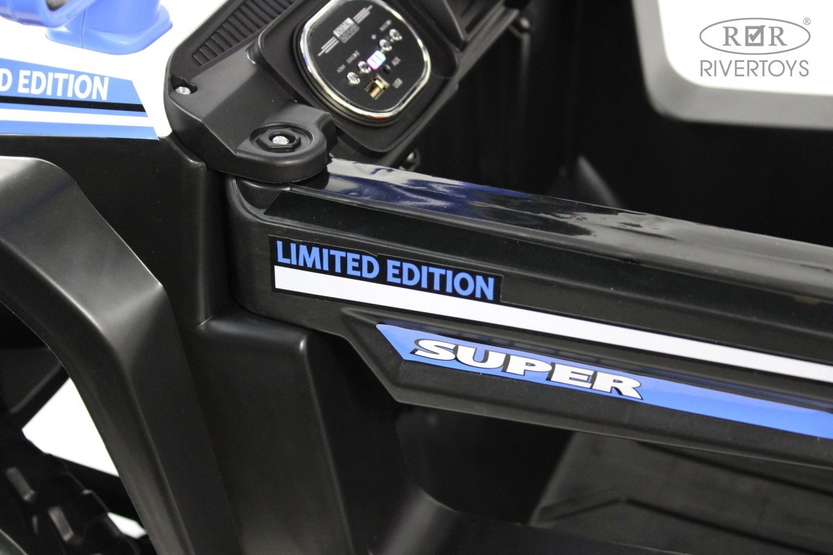 Детский электромобиль RiverToys L888LL синий lase32yfizxeqvvmxajcgzpjm483gyip