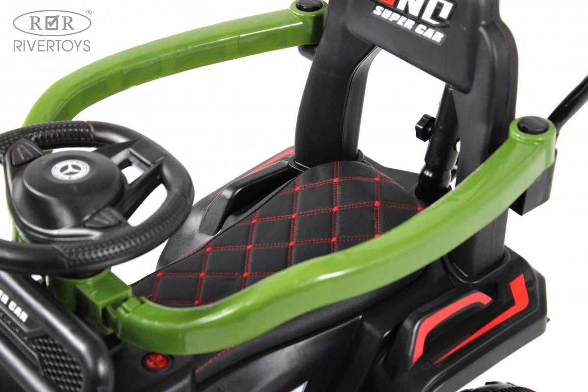 Детский электромобиль RiverToys G005GG зеленый bcqerwjx6hl3ob2kt6v8wyya2f6wj1yq
