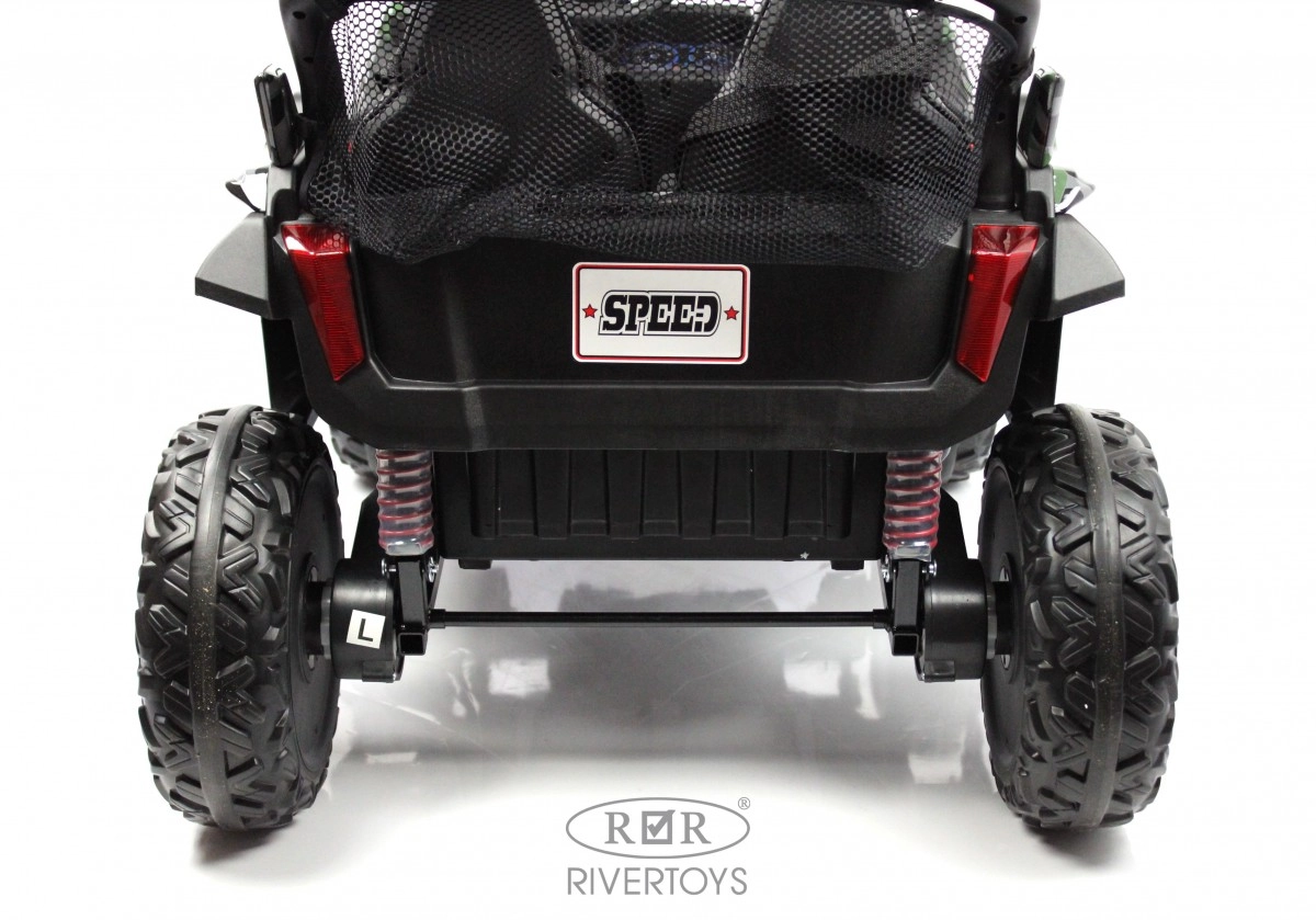 Детский электромобиль RiverToys T777TT 4WD зеленый камуфляж 41i8d1e9nkwv36sfkwr94a77alqons8d