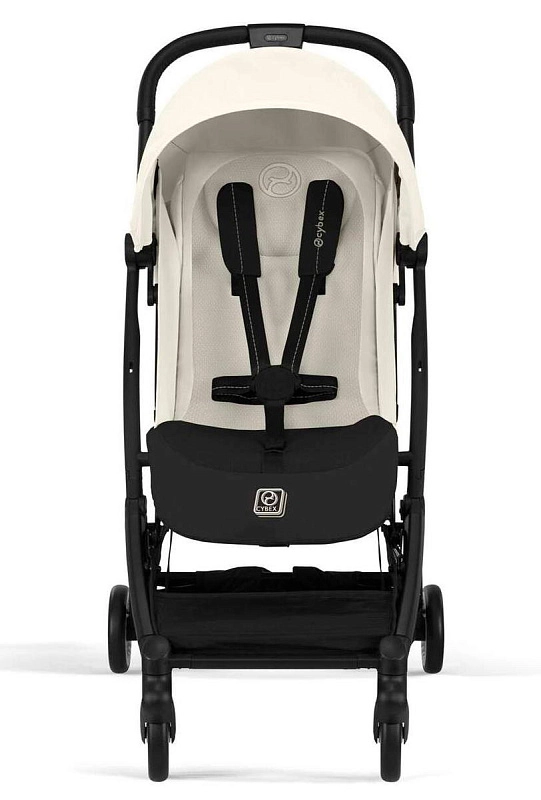 Прогулочная коляска Cybex Orfeo BLK Canvas White с дождевиком и бампером5
