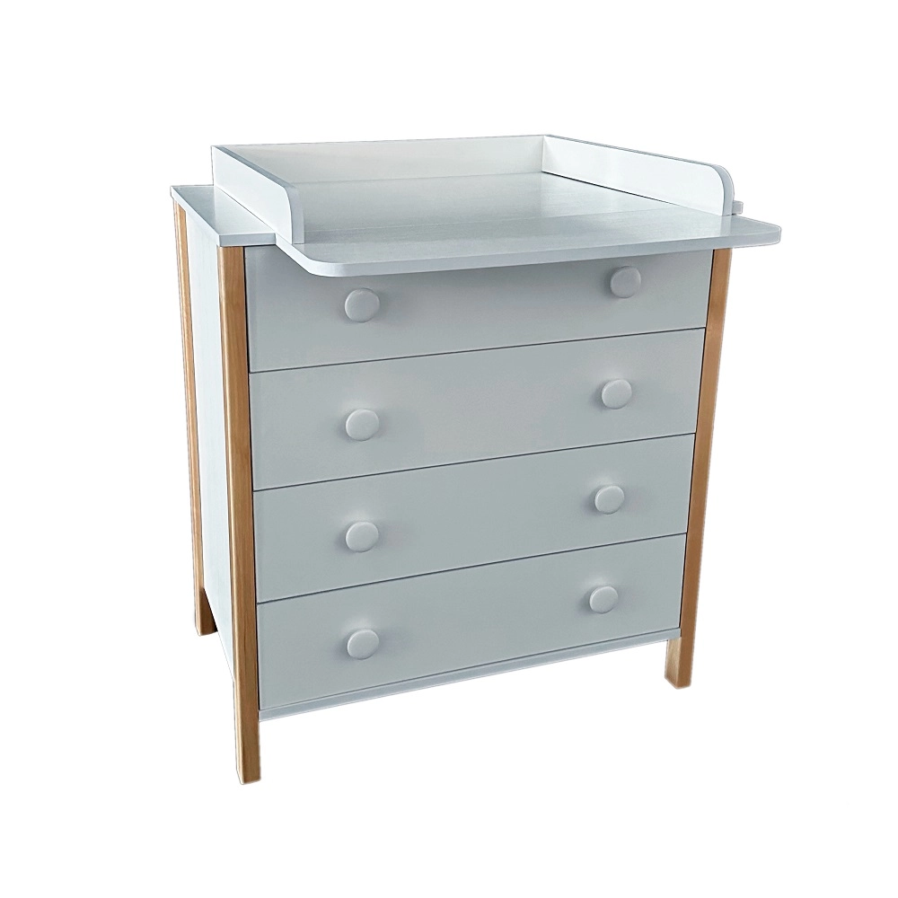 Пеленальный комод КЕДР Adele Белый/бук 108132407-pelenalnii-komod-kedr-adele-beliibuk