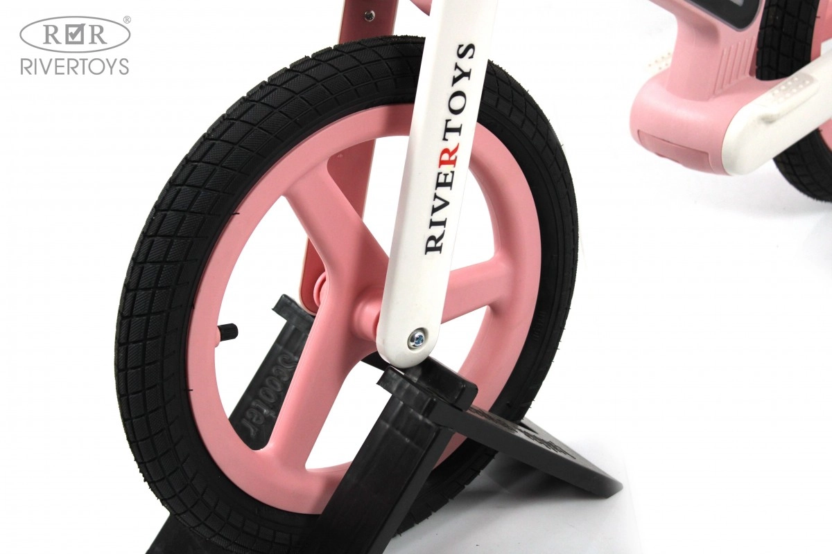 Детский беговел RiverToys HB-003 розовый z7t7v4w7gr0iiyogqi71ja11x59eciop