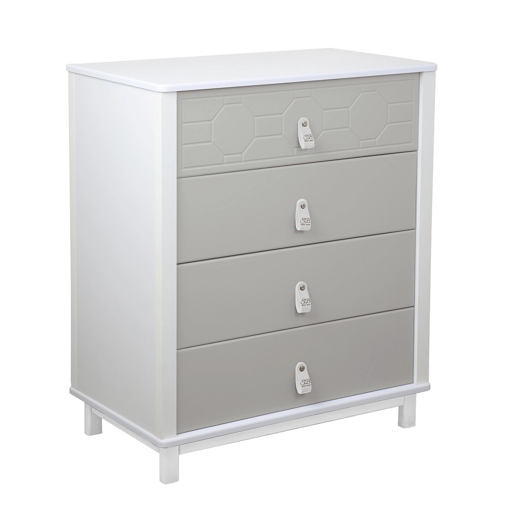 Пеленальный комод Sweet Baby Nuovo Серый/белый 108135288-pelenalnii-komod-sweet-baby-nuovo-seriibelii