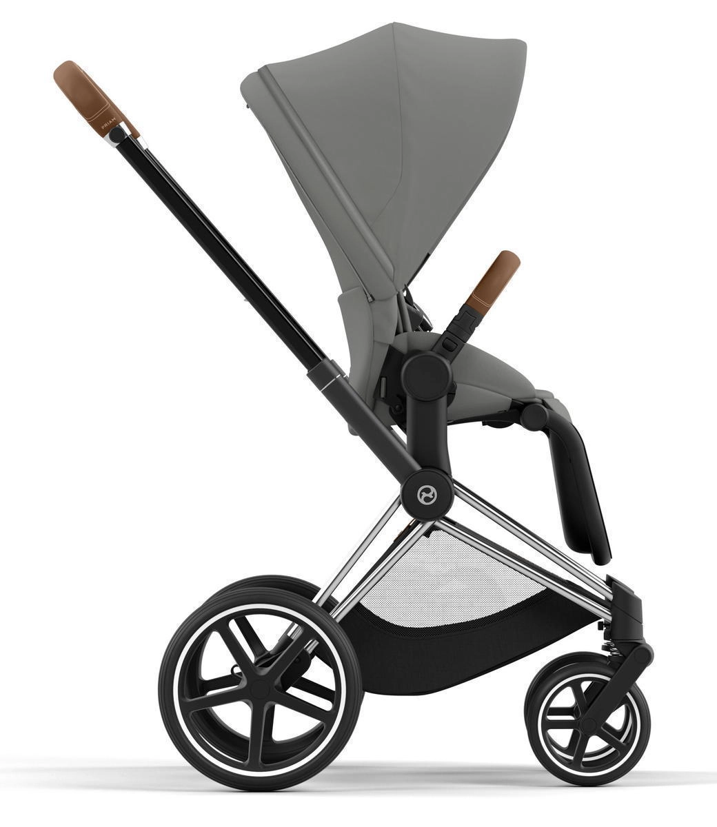 Коляска 2 в 1 Cybex Priam IV (шасси Chrome Brown) Mirage Grey na3kx9sqk6hg4dgn11y63k11a81g6tyj