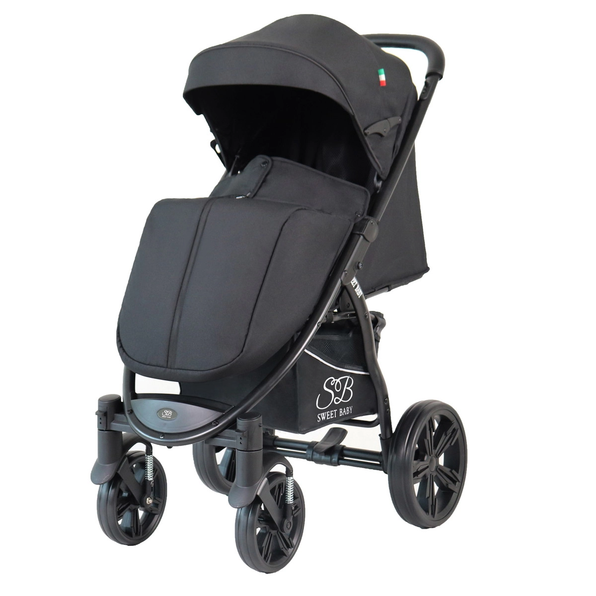 Прогулочная коляска Sweet Baby Carisma Black 2cagosqpvutnjr31bb4dbphs6q9waldq