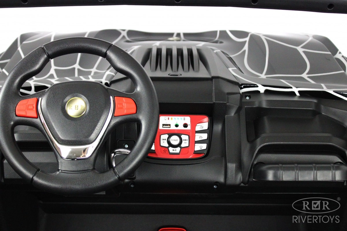 Детский электромобиль RiverToys Buggy P333PP черный Spider 30ttfrjdmjkbte36k92rdhxt7lg5wsrc