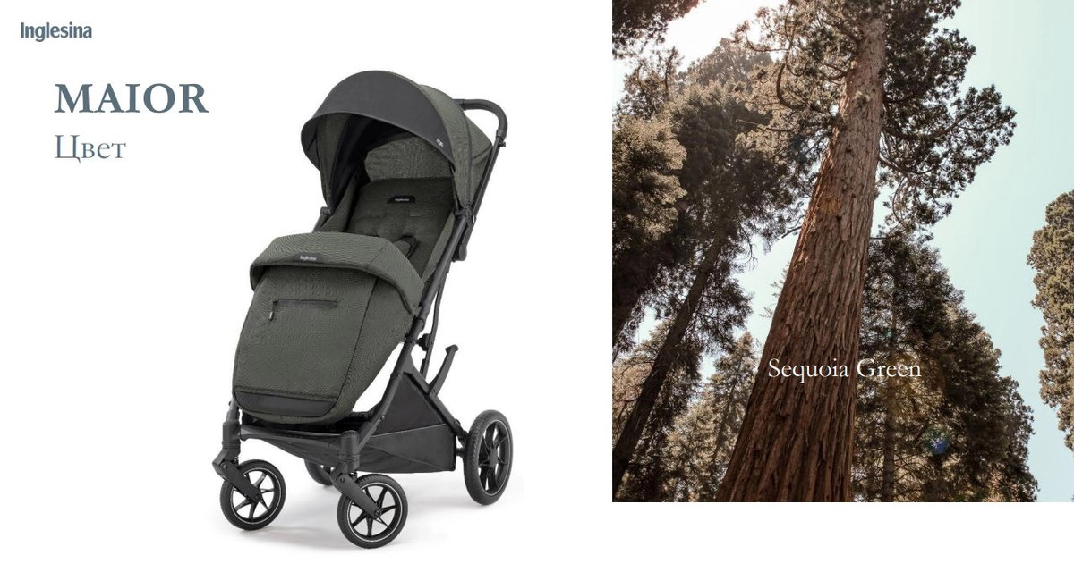 Прогулочная коляска Inglesina Maior TAIGA GREEN hh3zciqdldx9ws6jxsj8oyv2mxjc0m52