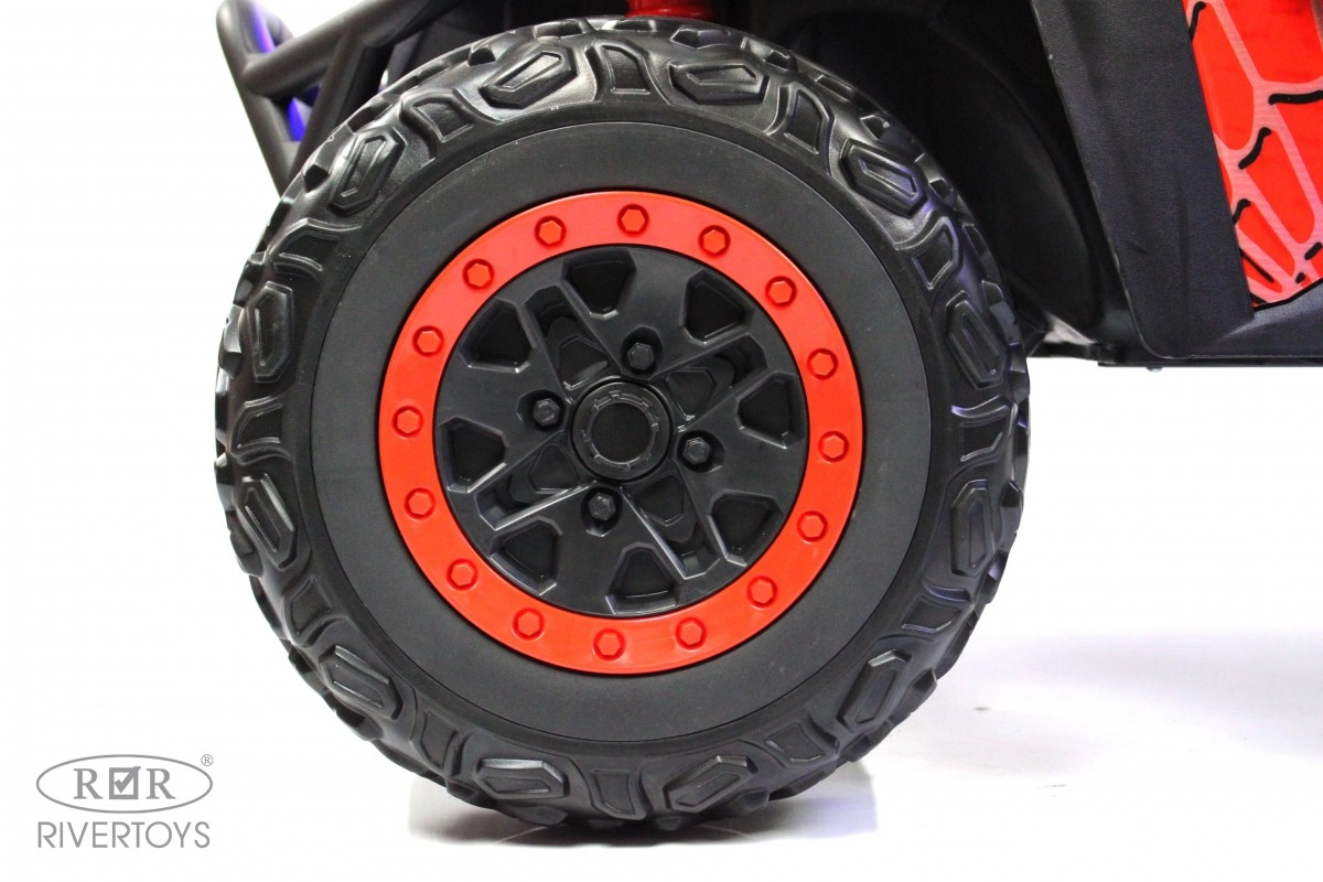 Детский электромобиль RiverToys T777TT 4WD красный Spider mgk07s1hvsluonphxgk3ds6rjsliisq5