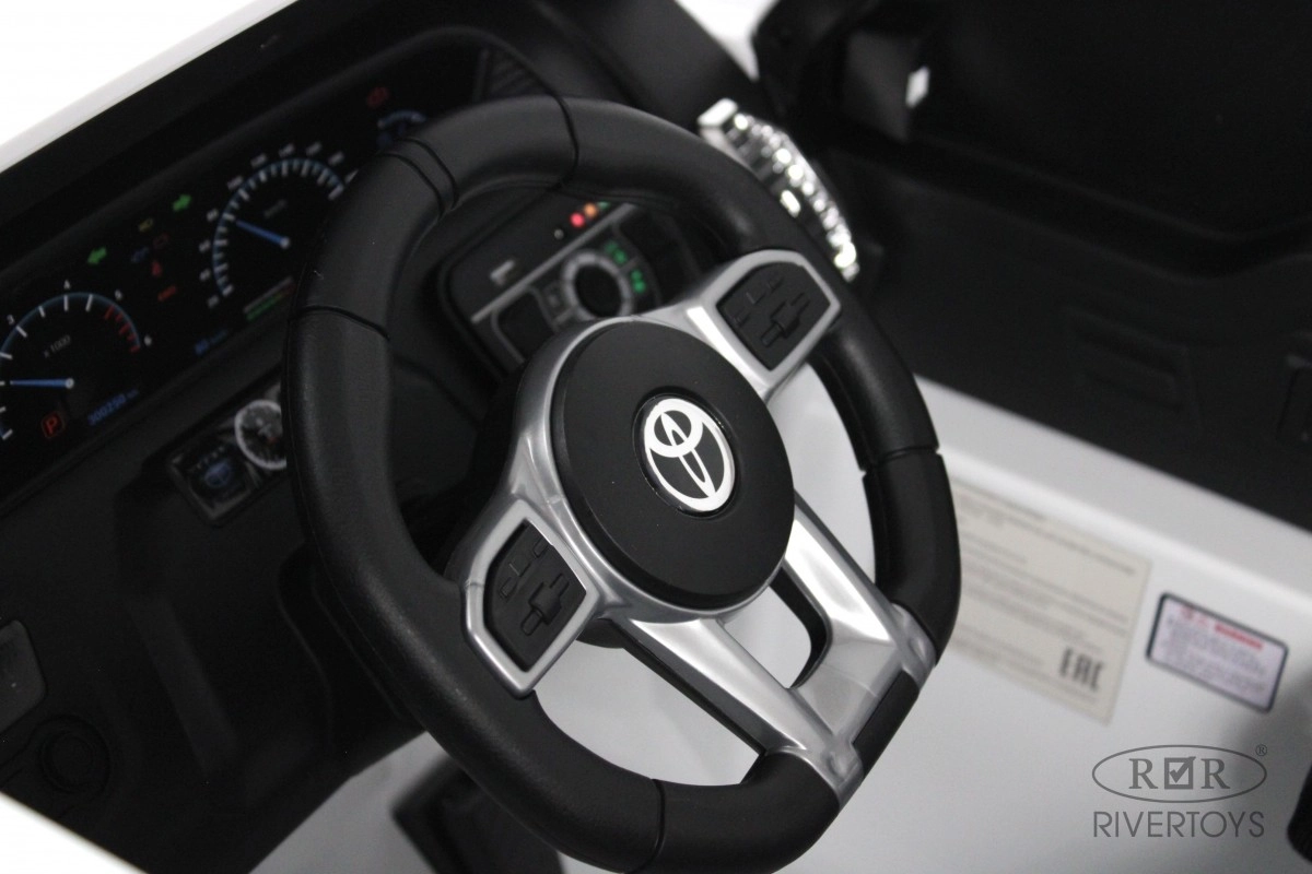 Детский электромобиль RiverToys Toyota Tundra G444GG белый 433wvik8fph33m66p8k50qfc0dui9xhw