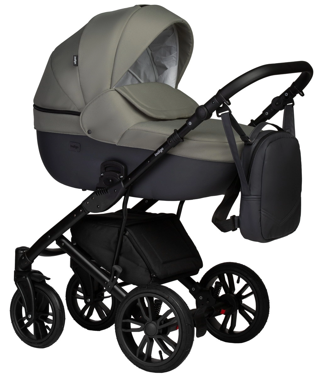 Детская коляска Indigo Mio S 2 в 1 05 т.серая кожа+зеленый rxit74eddu6klh5vb4mf15w1l0vv48y4