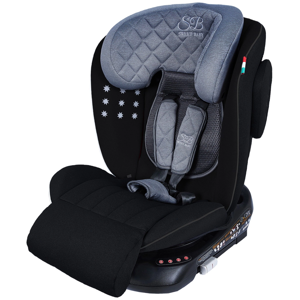 Автокресло Sweet Baby Fortuna 360 SPS Isofix grey/black yai7naprjosmheevposkwl21ipy4a37v