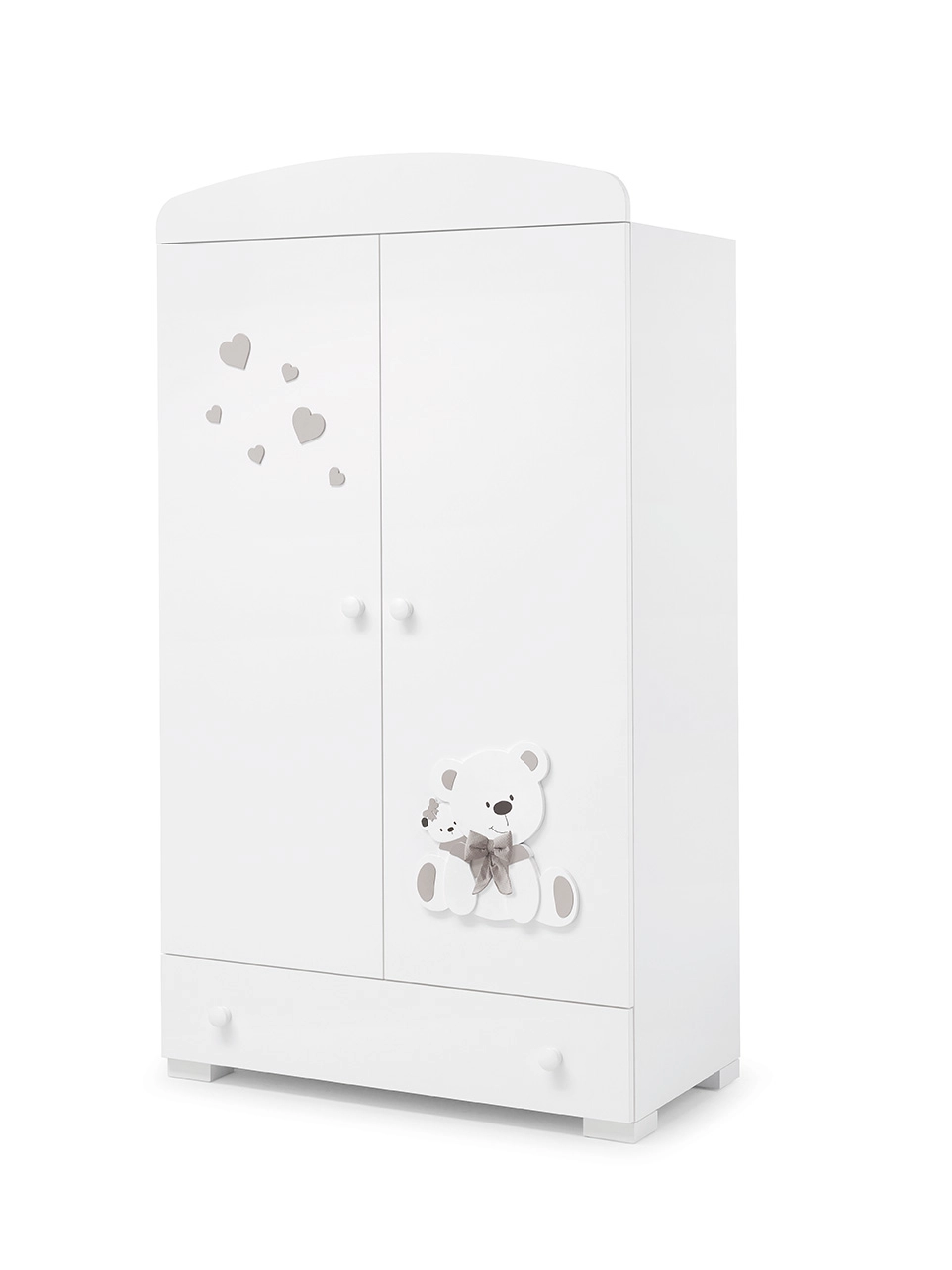 Шкаф Erbesi Tato Белый/Песочный 3645ebbcc397ef26e20f78e02b4a13ea