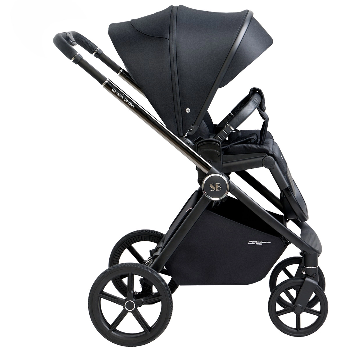 Прогулочная коляска Sweet Baby Elegante Chrome Black q1egmof2qcro8zrrnlxg6m3ypxile2zr