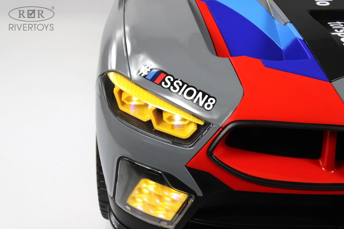 Детский электромобиль RiverToys F555FF серый глянец zborzpai9snu707i0n22vj4grbdenz21