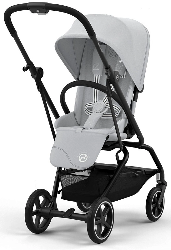Прогулочная коляска Cybex Eezy S Twist Plus 2 BLK Fog Grey с дождевиком3