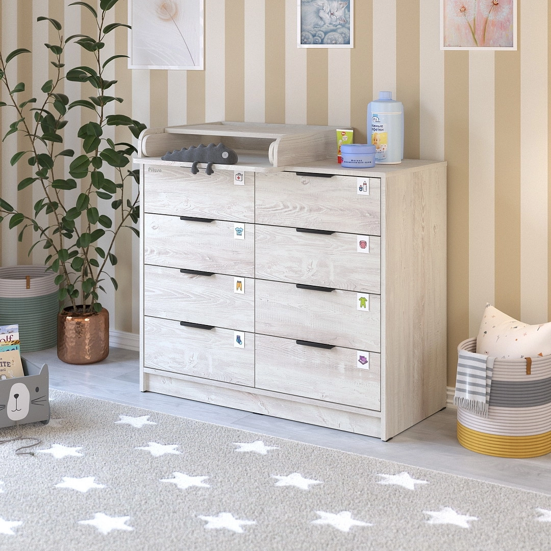 Комод Pituso Kids Optimum ЛДСП Сосна касцина h9691jthpd1u8taar31cnhxh9f7eeq0r