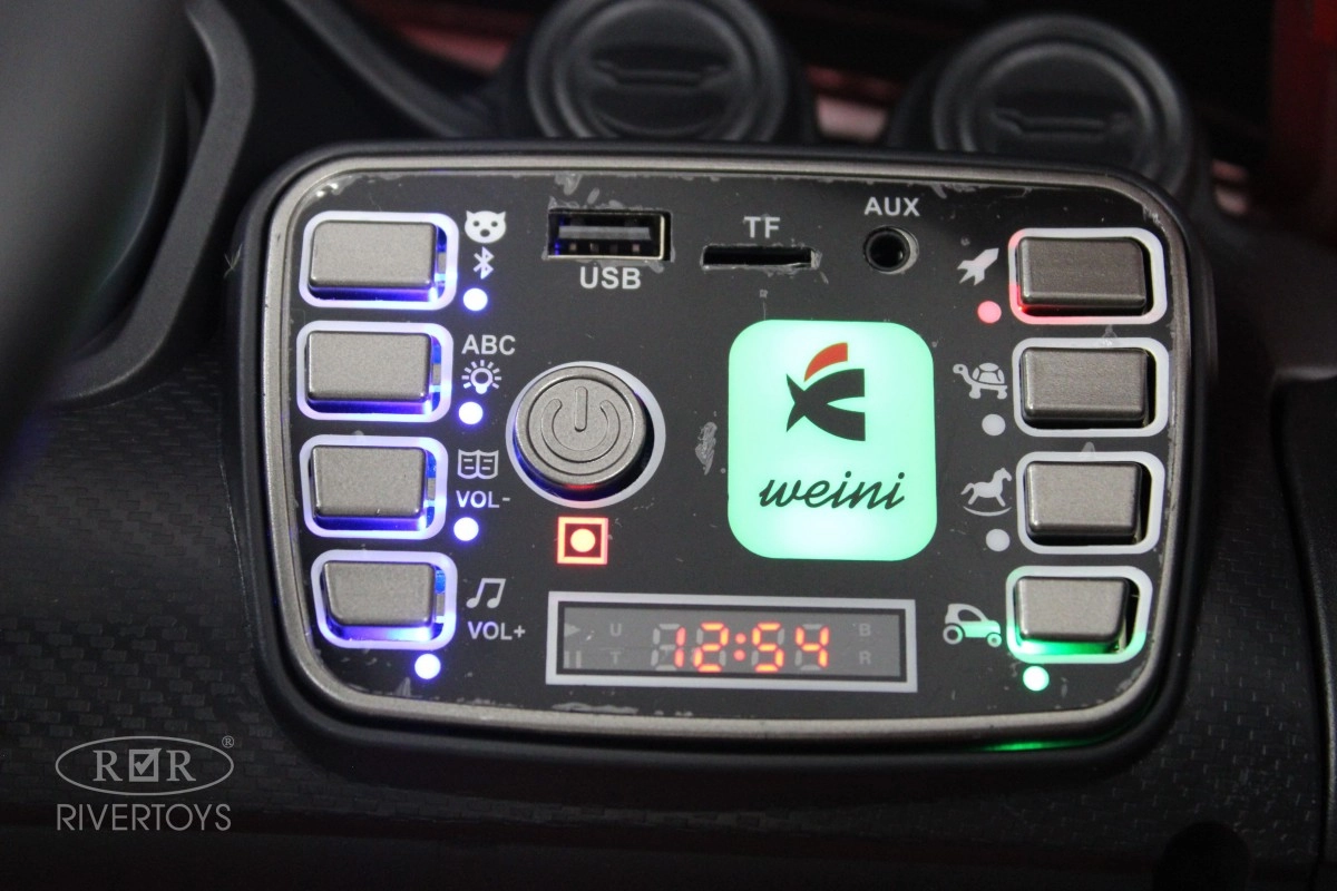 Детский электромобиль RiverToys М444БХ красный глянец 1eaudb6tgtt7uy4j2f9xbaatf9c6q6kf