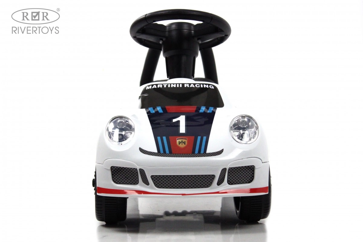 Детский толокар RiverToys F005FF белый ag50iw3jutblg72pzszn3nfyop8yytln