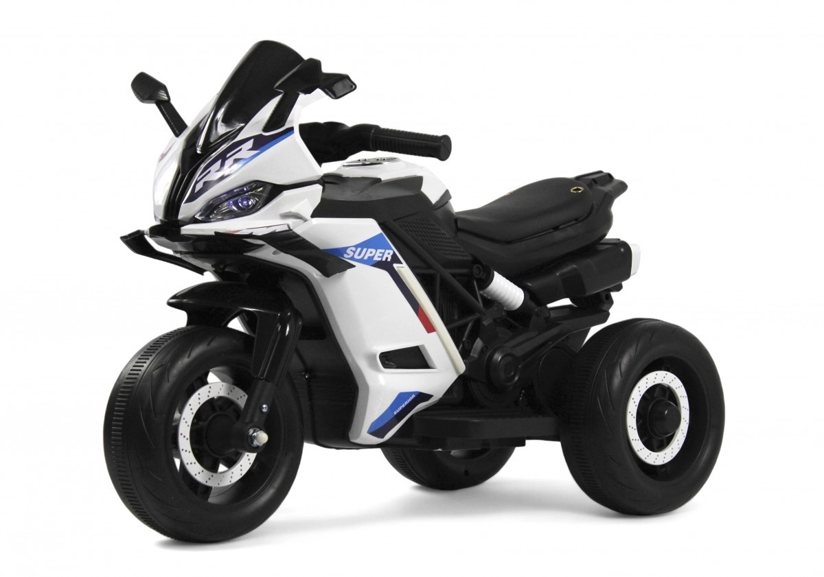 Детский электротрицикл RiverToys K002PX-A белый 5my6lqokjynxwhj3e6xvzyvcntkhvljq