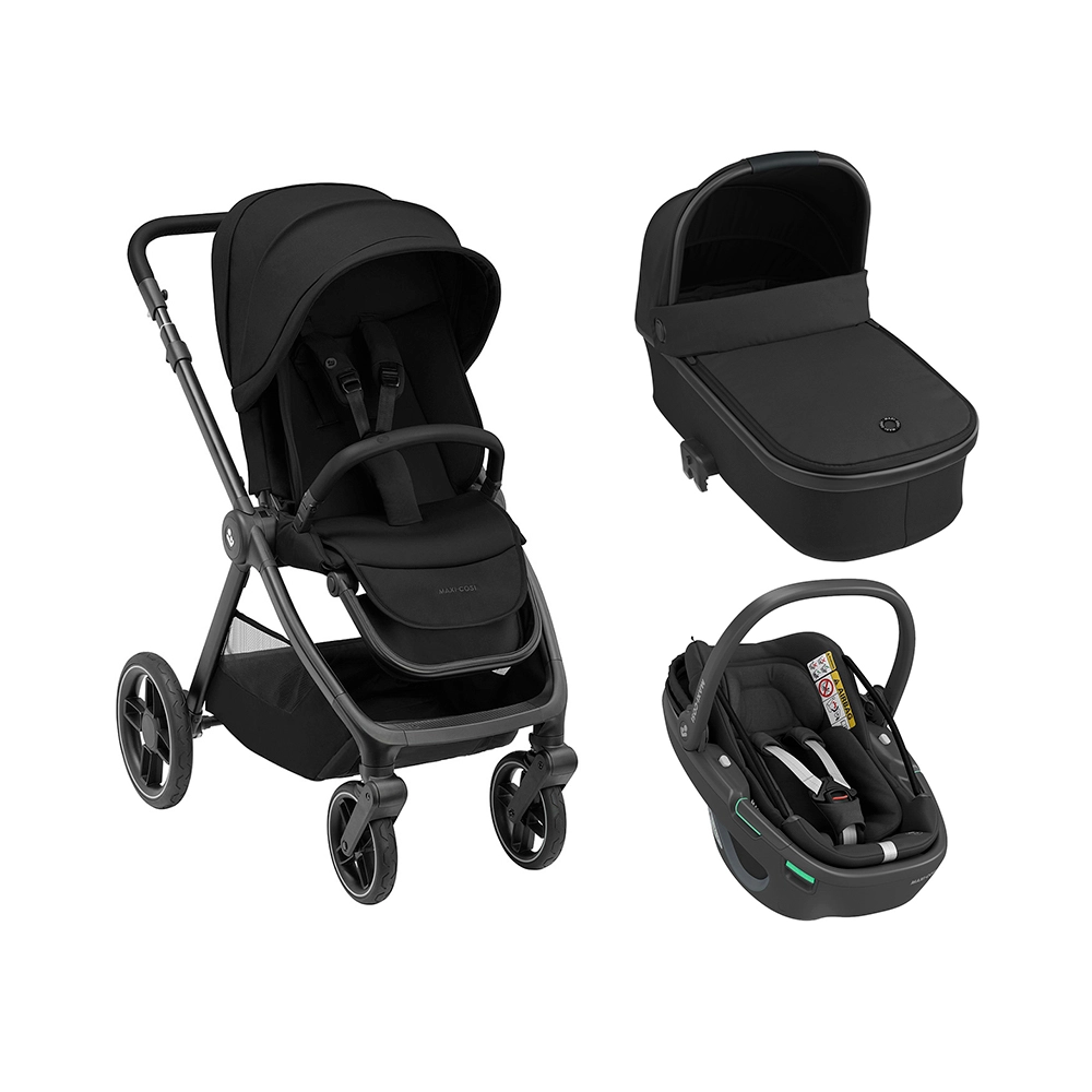 Коляска 3 в 1 Maxi-Cosi Oxford Coral 360 Essential Black 9e1b94f3fb96b7dfe67ec03aa90fa979