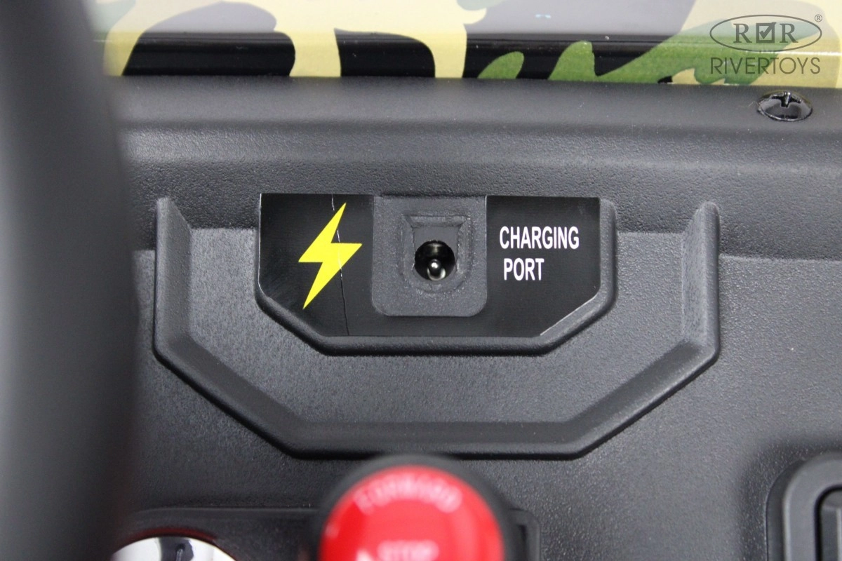 Детский электромобиль RiverToys A707AA LUX 4WD зеленый камуфляж 7sh0ejqv2esqjy0zgouv4oobsm4gg1i9