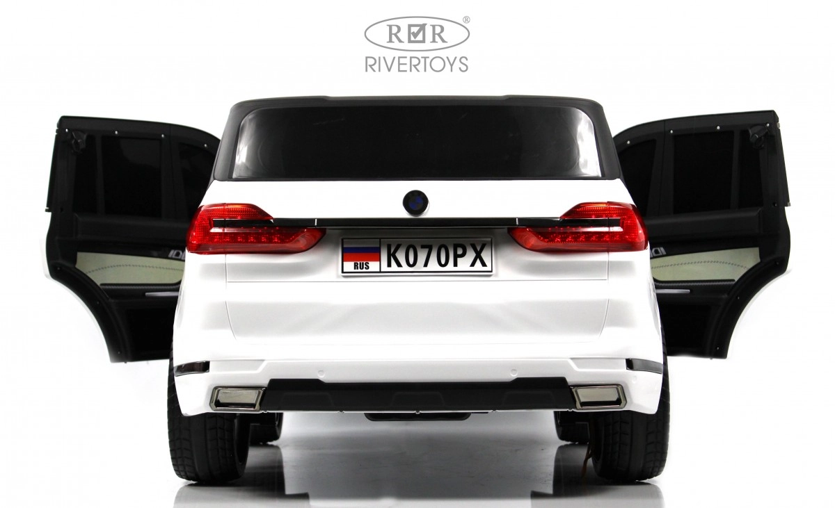Детский электромобиль RiverToys K070PX WHITE белый 8ht983srp4xmmkp33449un1p7fe5w3ui