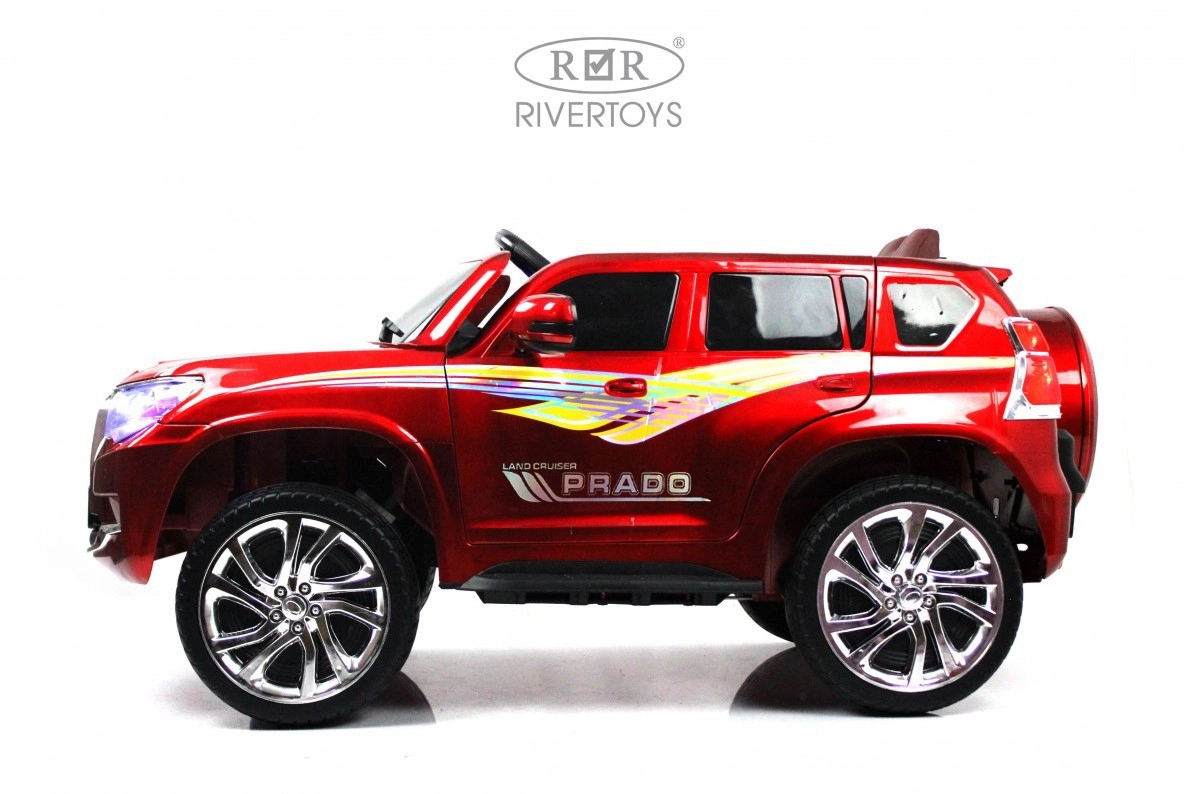 Детский электромобиль RiverToys М444БХ красный глянец wcfowjrvsw171p2c2kmcmk9txxdefivu