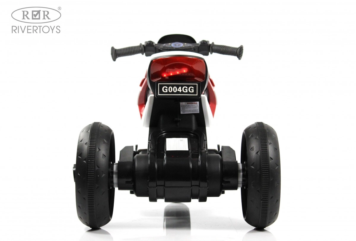 Детский электромотоцикл RiverToys G004GG белый qhletiotweple75dnzrq4kazllf20xpf