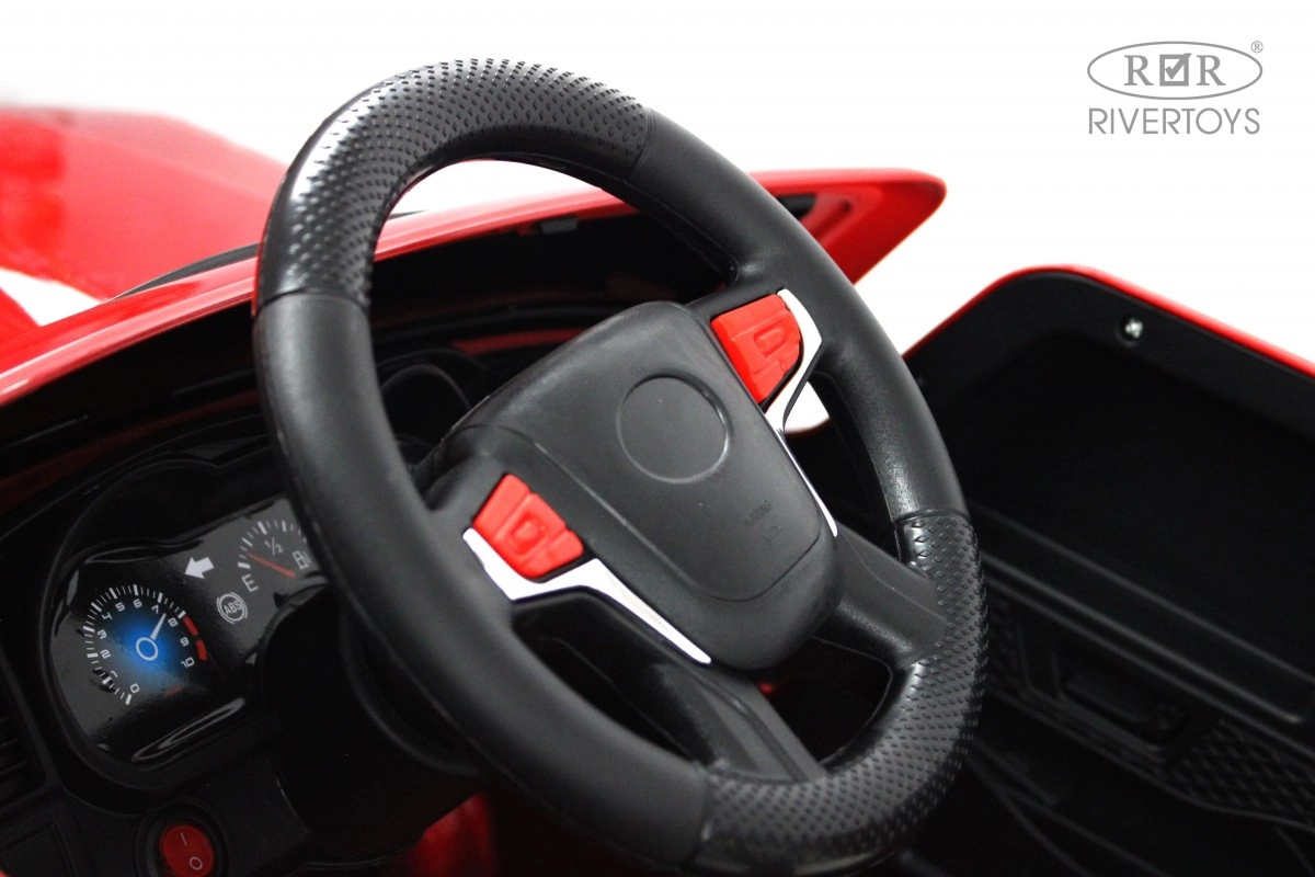 Детский электромобиль RiverToys М555БХ красный глянец 1es4f08hho7ind3wq6n6mlpzif09h31p