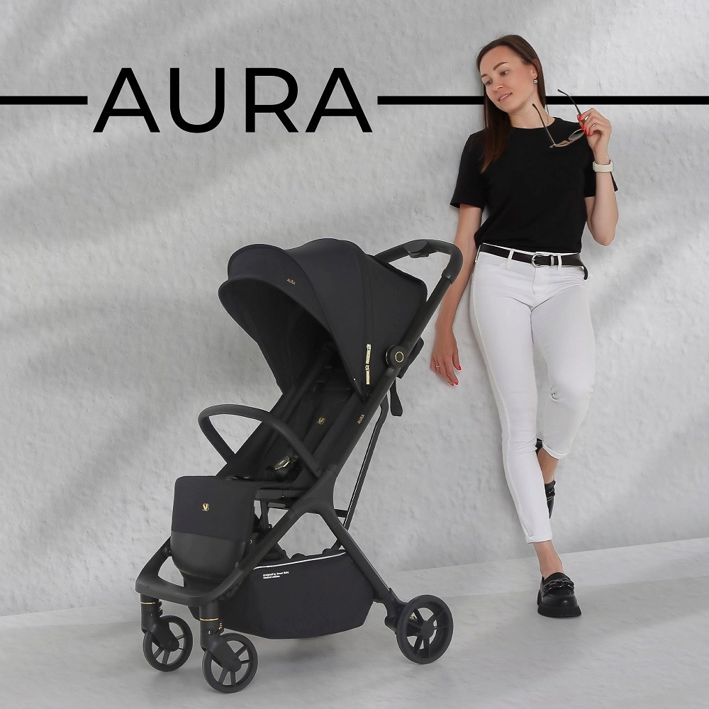 Прогулочная коляска Sweet Baby Aura Black gdedal47pg0zyuvyerzyt3q5pzgs7g8t