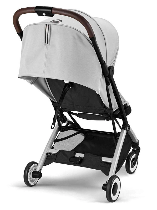 Прогулочная коляска Cybex Orfeo SLV Fog Grey с дождевиком и бампером1